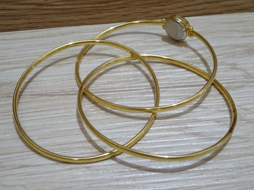 訳あり WAKO 和光 Raffinee ラフィネ 3連バングルウォッチ 腕時計