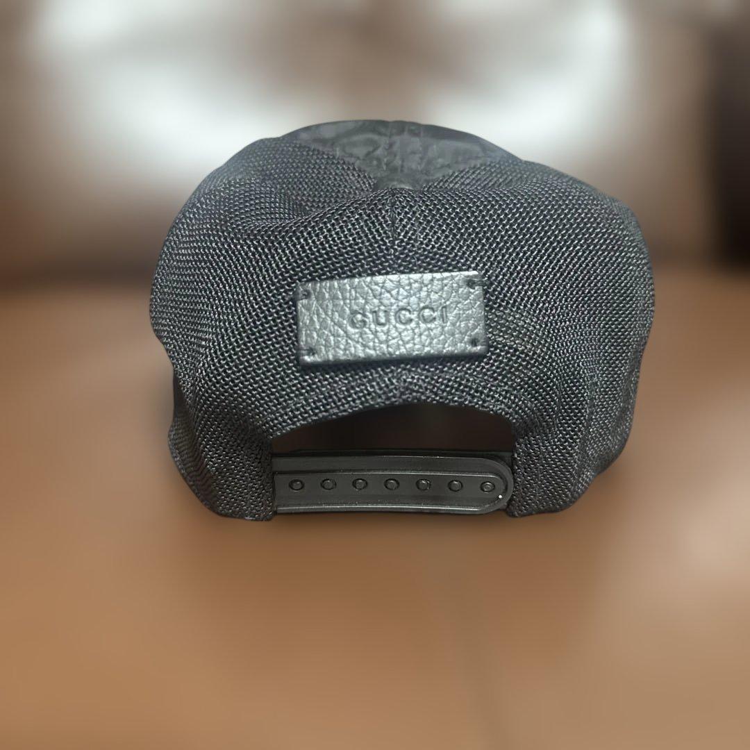 GUCCI GGパターン キャップ ブラック