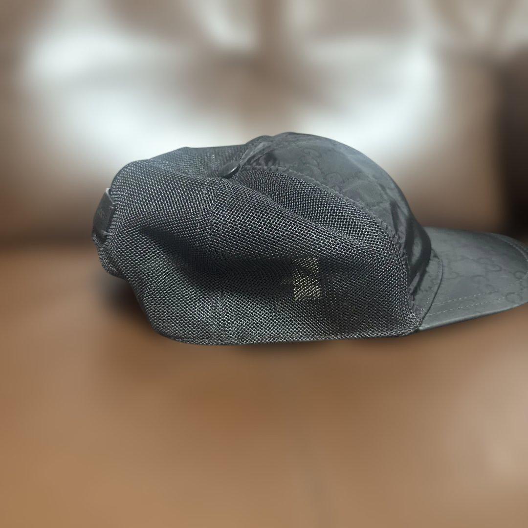 GUCCI GGパターン キャップ ブラック