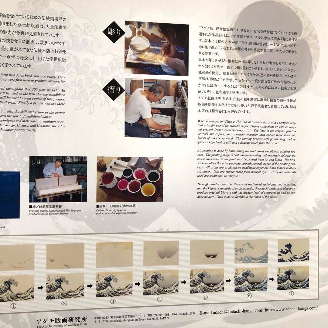 本格手刷り版画　歌川広重　東海道五拾三次　亀山　雪晴　アダチ版画　#205