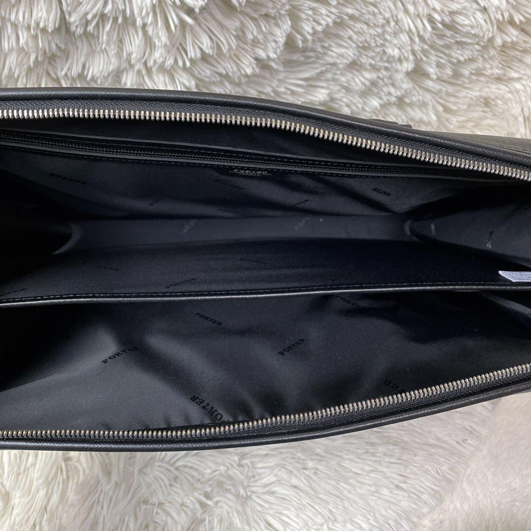 新品・ポーター/吉田カバン　ブリーフケース　アベニュー　A4収納可能　レザー