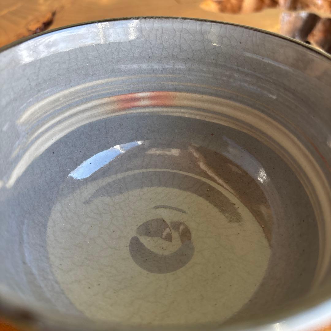 平安 橋本紫雲 乾山写青楓文 抹茶碗 茶道具 共箱(62)