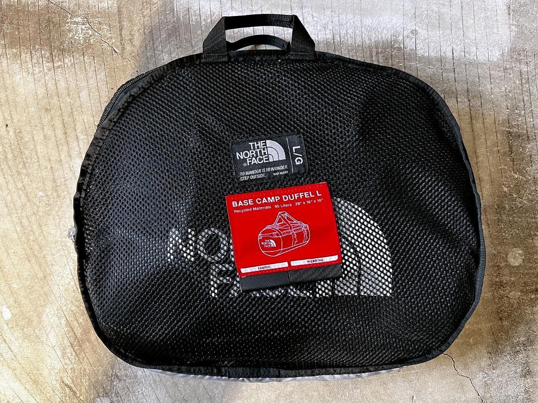 新品 ノースフェイス ダッフルバック ボストンバック 黒 95L 修学旅行