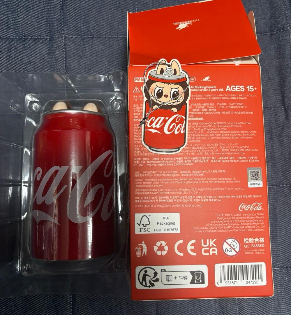 THE MONSTERS コカ・コーラ ラブブ ぬいぐるみ　SECRET