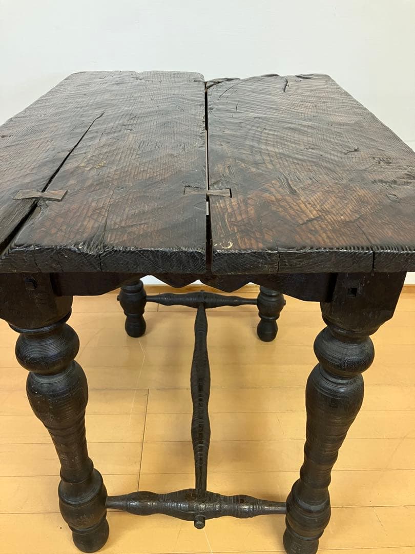 アンティーク/ヴィンテージ　テーブル　無垢材　古材　検】英国アンティーク