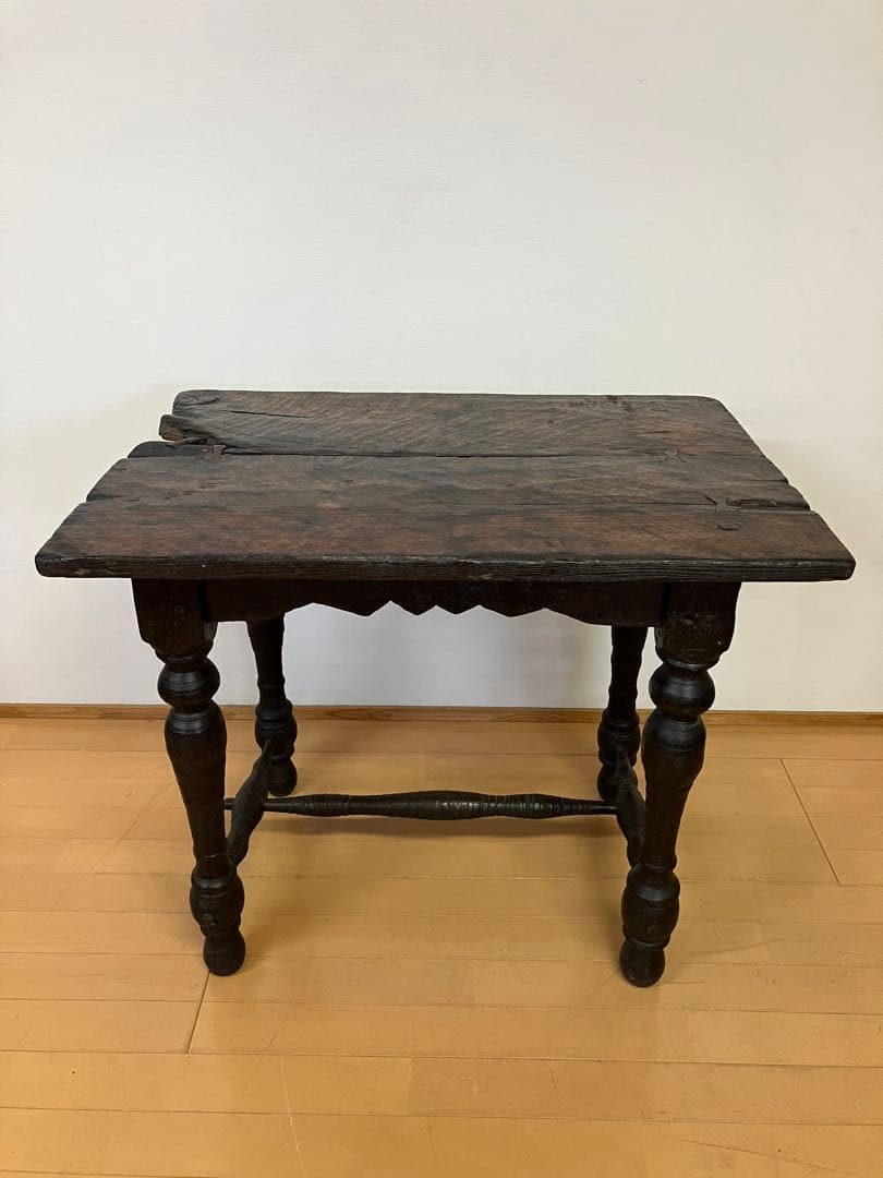 アンティーク/ヴィンテージ　テーブル　無垢材　古材　検】英国アンティーク