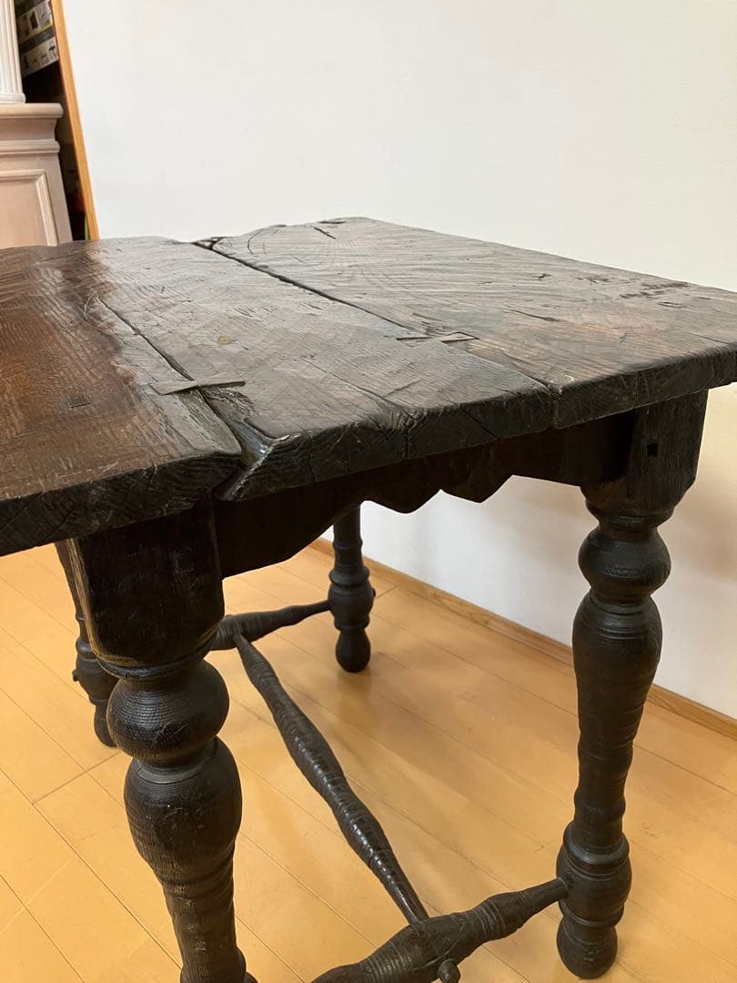 アンティーク/ヴィンテージ　テーブル　無垢材　古材　検】英国アンティーク