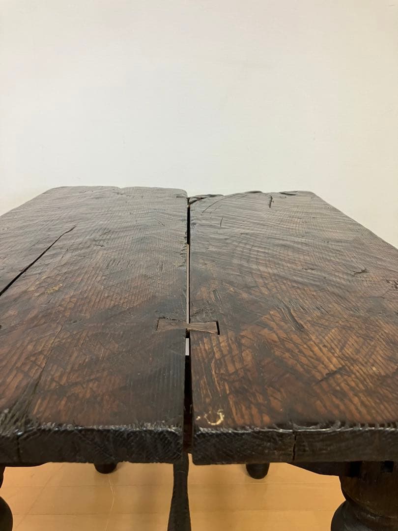 アンティーク/ヴィンテージ　テーブル　無垢材　古材　検】英国アンティーク