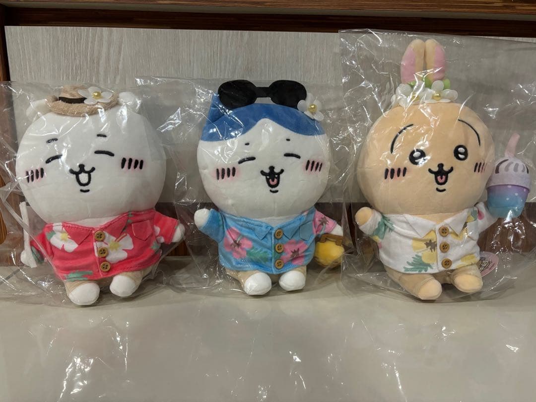ちいかわ観光　旅行いきたい　ぬいぐるみS　3点セット