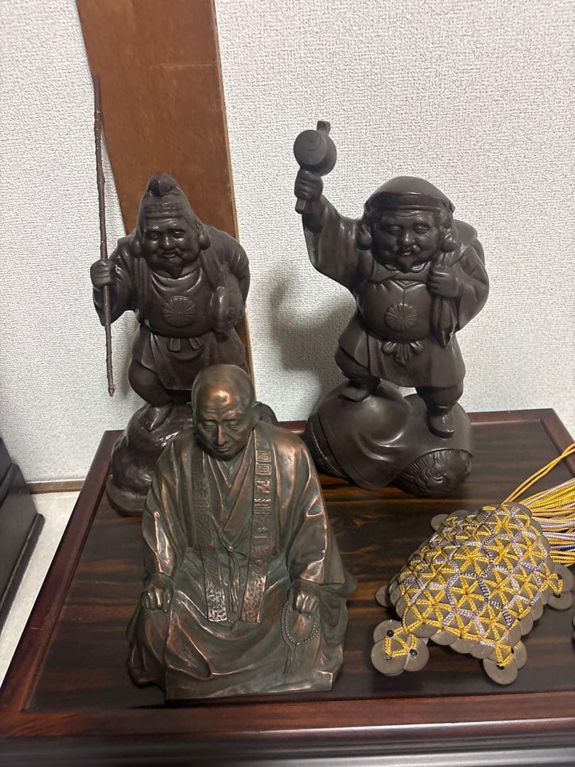 青銅製 仏教彫刻 神々の像