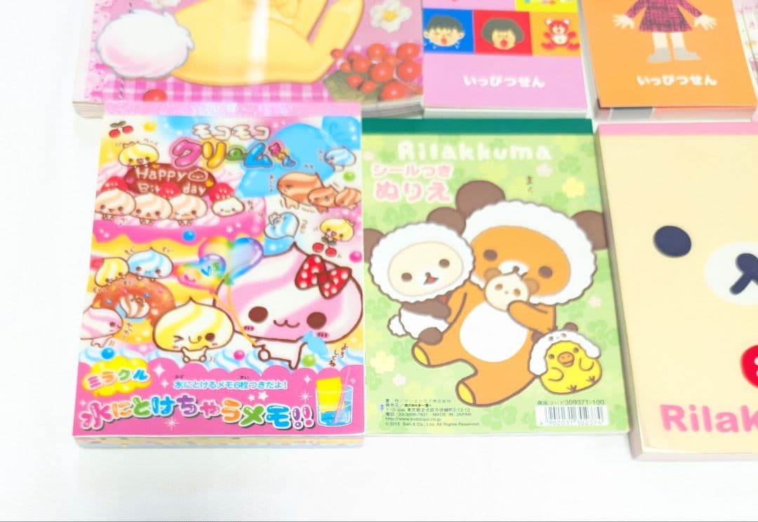 平成レトロあります！！　メモ帳セット【リラックマ・すみっこ・ディズニー】