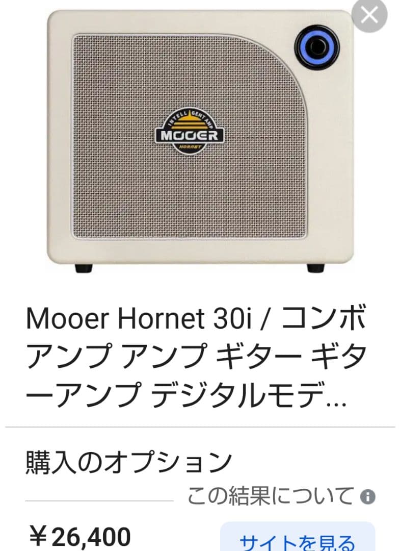 Mooer　Hornet 30W White (管理キ)