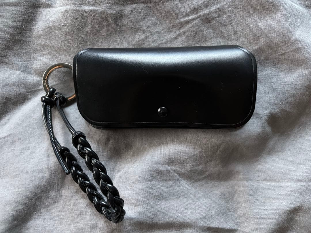 BLANC.. / レザーアイウェアケース / ブラック