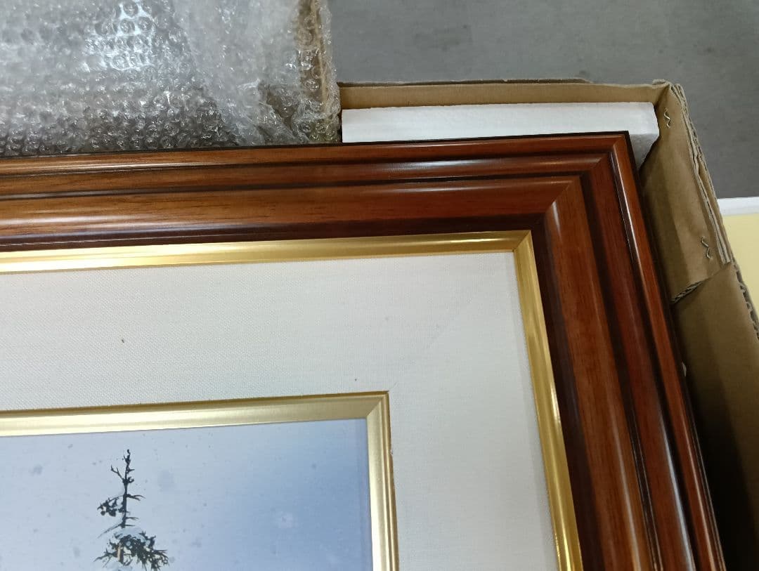 yタイトル「Early s」Gary Fenske作　冬の風景 絵画