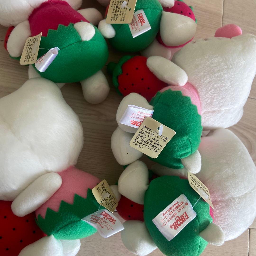 サンリオ　いちごキティ ぬいぐるみ　非売品　グッズ　平成レトロ　レア　まとめ売り