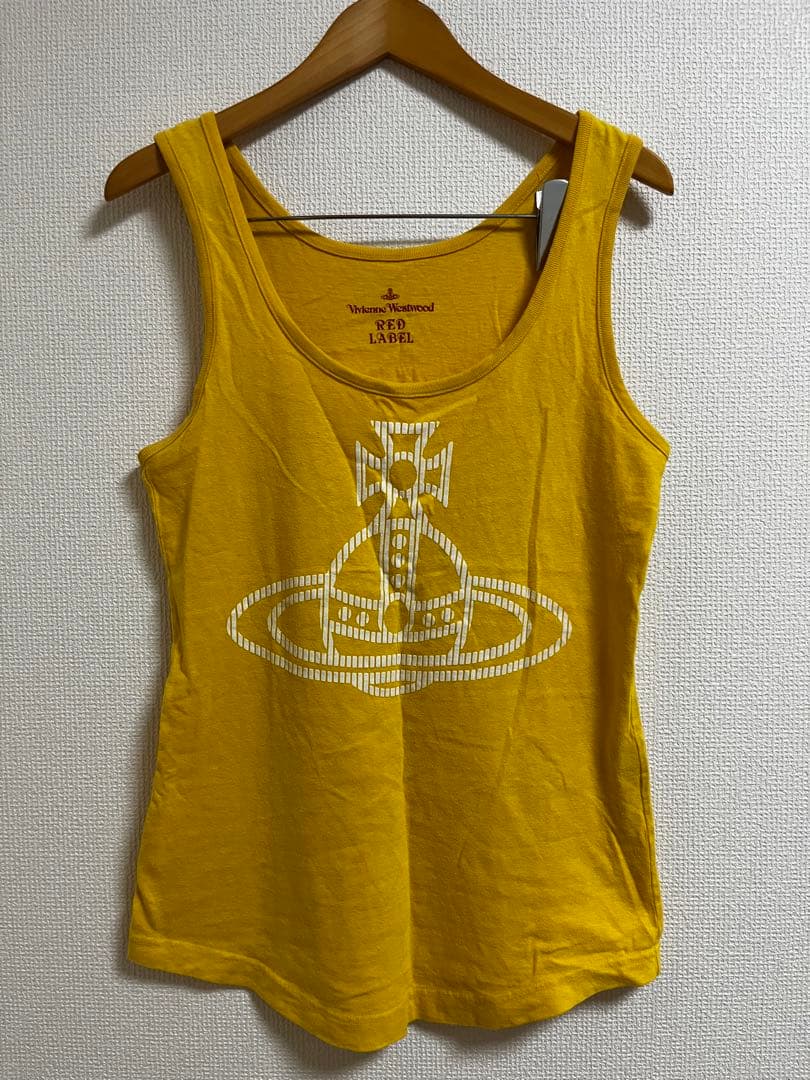ヴィヴィアンウエストウッド　フロントオーブロゴ　タンクトップ