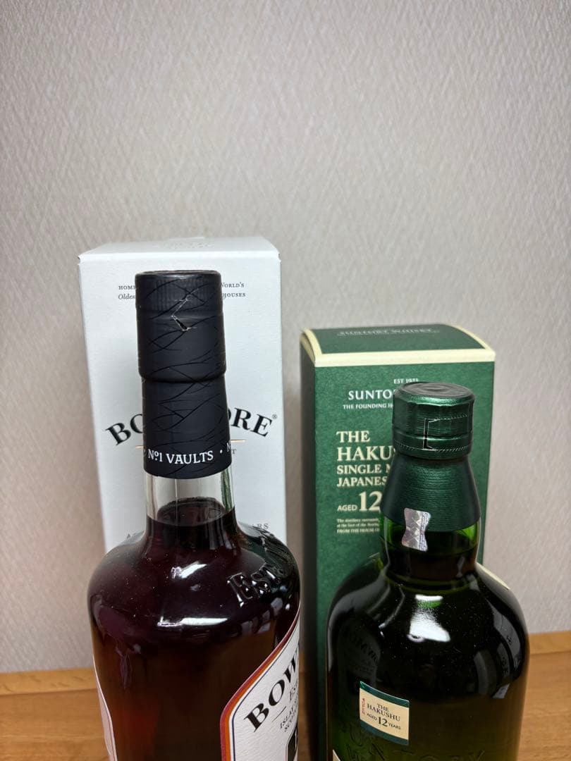 ボウモア 15年 &シングルモルトウイスキー白州 12年 セット