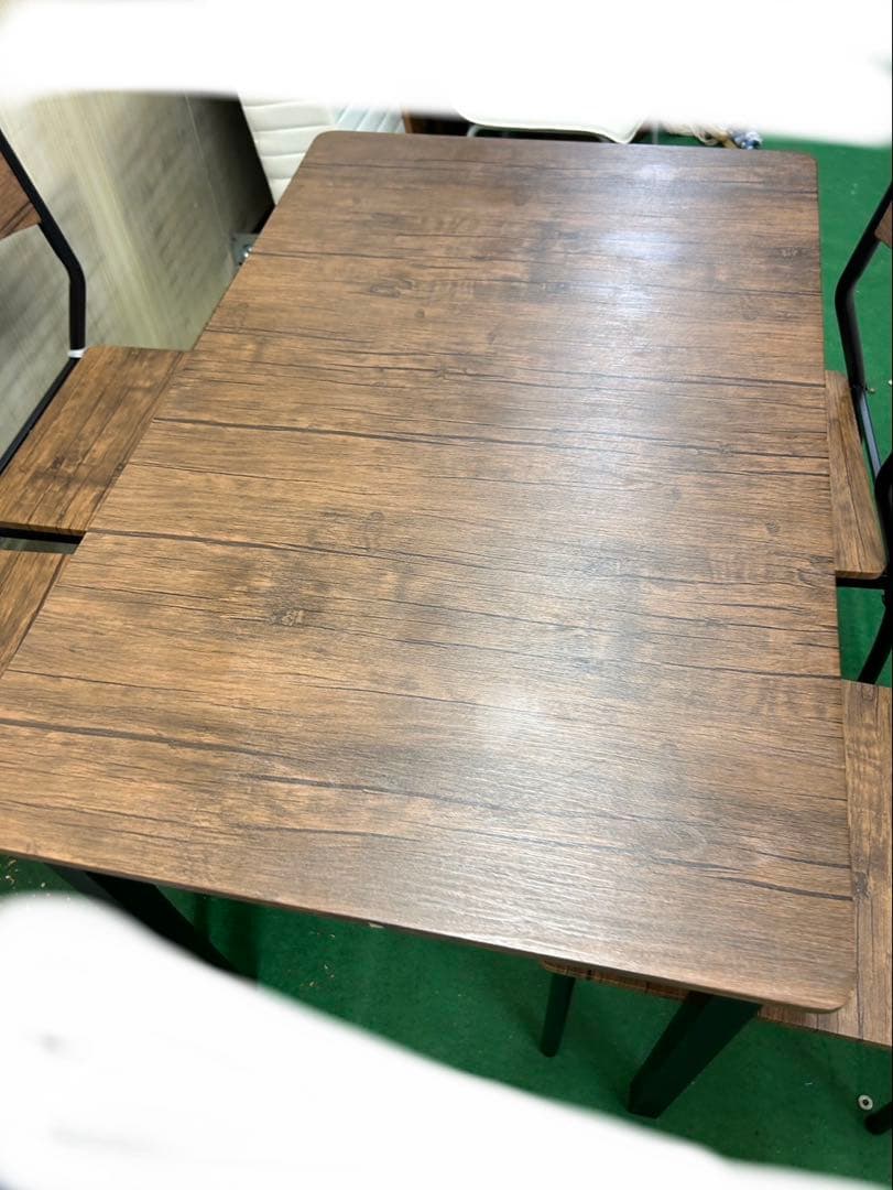 RASIK 木製テーブル　チェア4脚　ダイニングテーブルセット※たのめる便不可