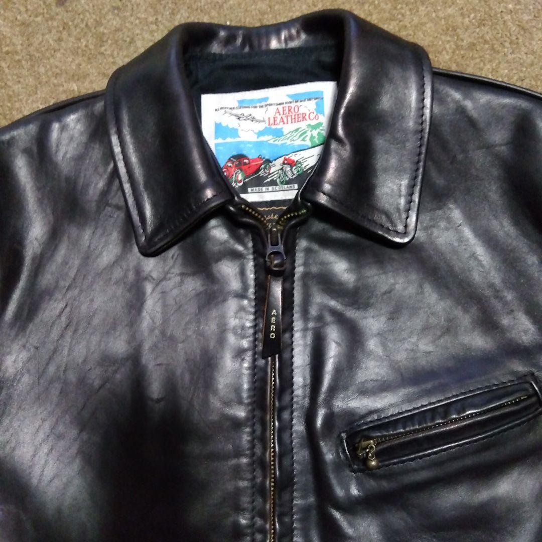 34inch STF エアロレザー ハーフベルト 馬革 Halfbelt 茶芯