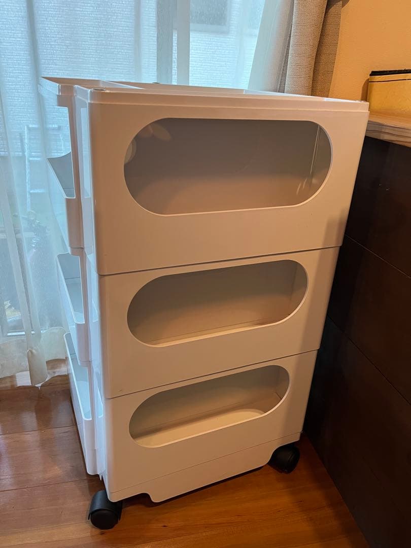 ボビーワゴン 正規品　ホワイト　3段5トレイ