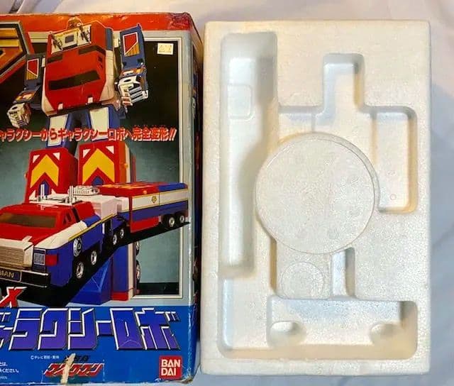 DXギャラクシーロボの箱とスチロフォームのみ ( 空箱 )