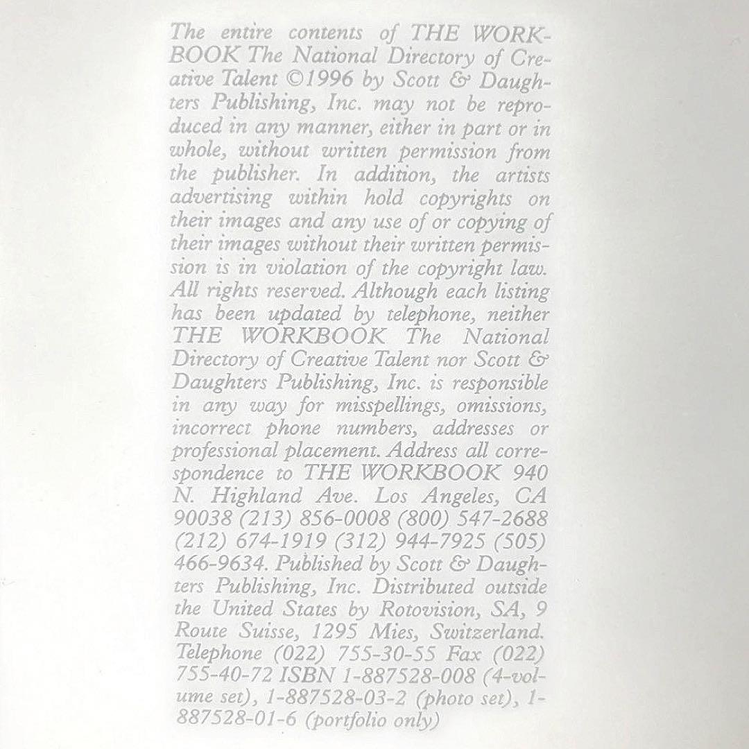 古書:1996’s WORKBOOK PHOTOGRAPHY