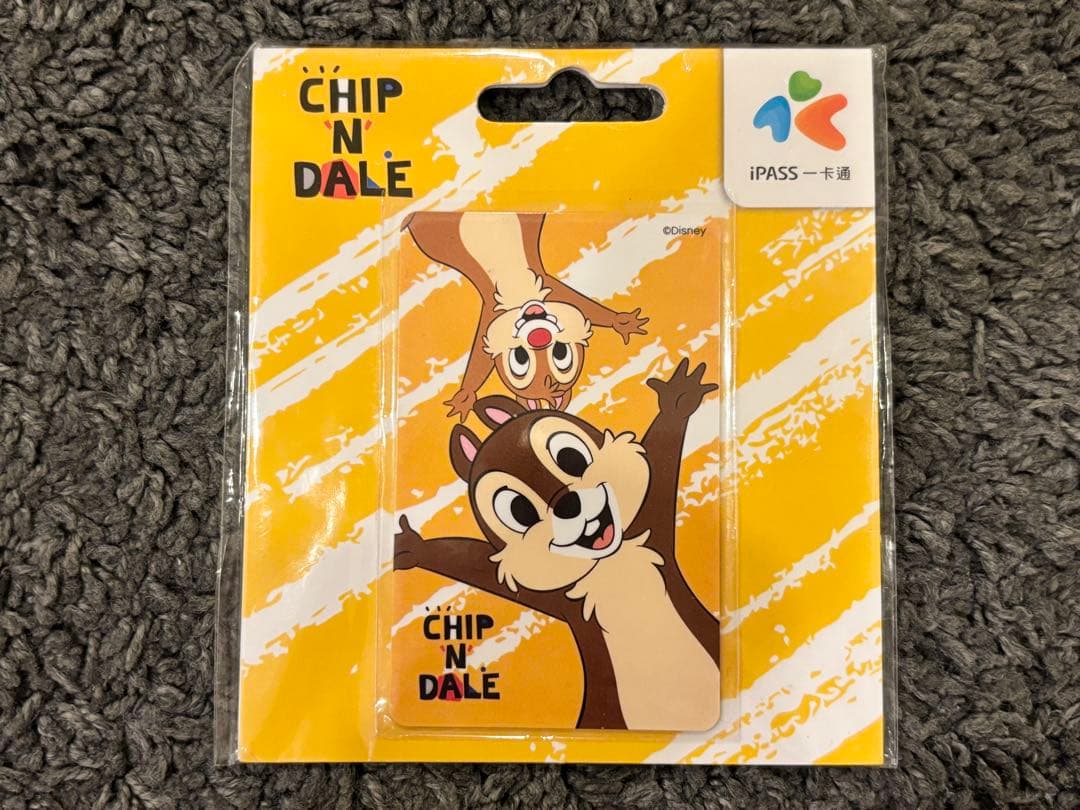 【台湾限定】チップとデール 一卡通 ICカード 交通カード 二枚セット