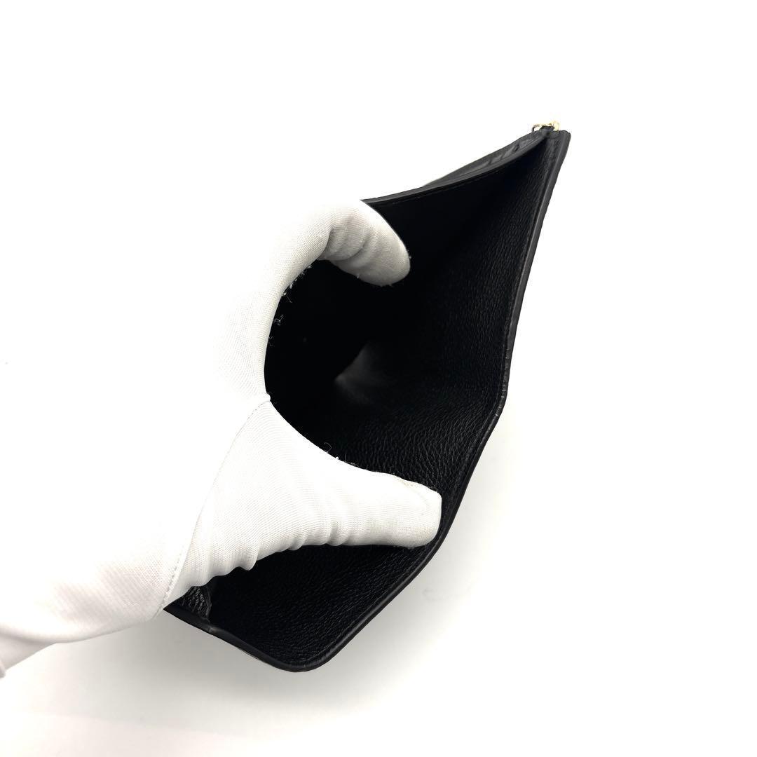 現行◆未使用級◆ルイヴィトン ポルトフォイユ ヴィクトリーヌ バイカラー 黒