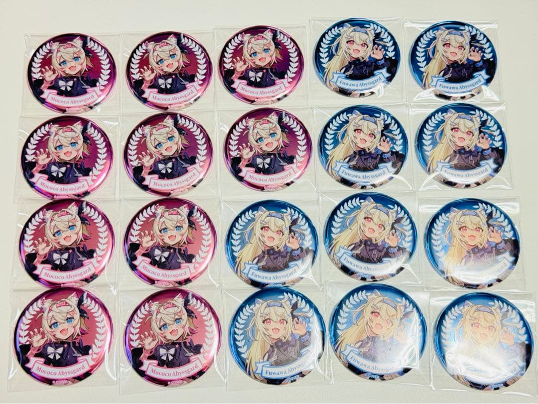 フワモコ　FUWAMOCO ホロライブEN 3rd Concert 缶バッジ