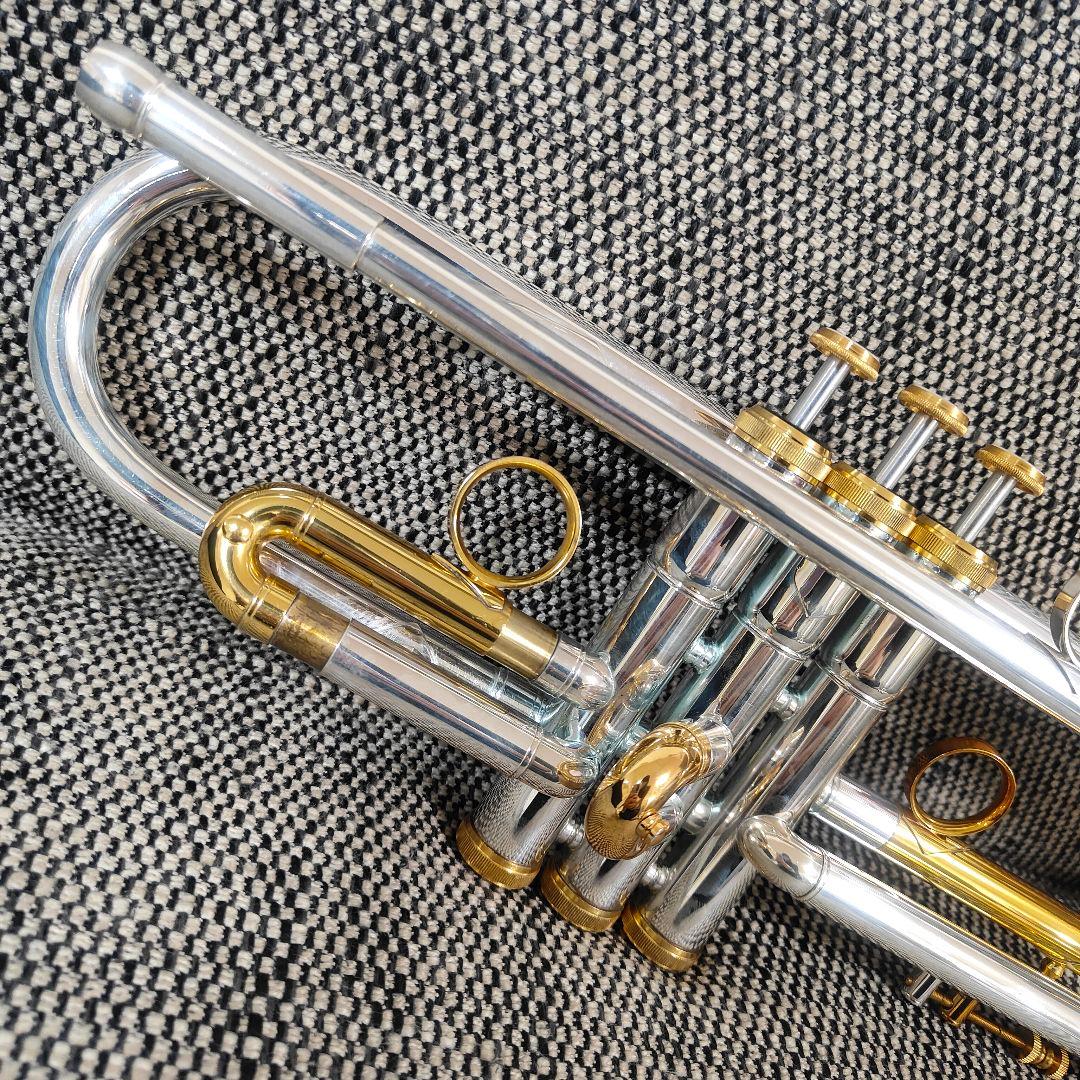 希少 EYS トランペット OTP-0006 高級彫刻 金銀 3wayケース付