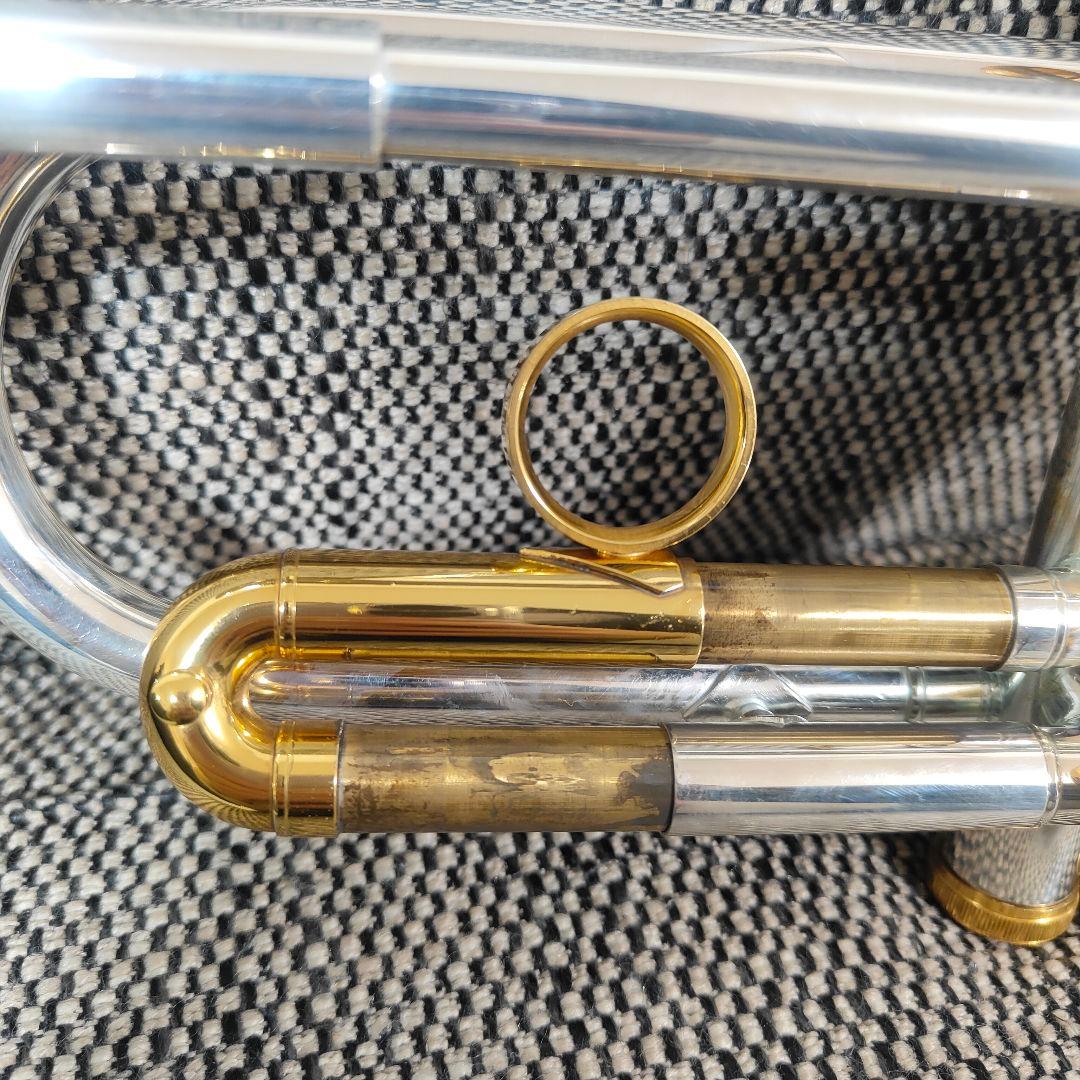 希少 EYS トランペット OTP-0006 高級彫刻 金銀 3wayケース付