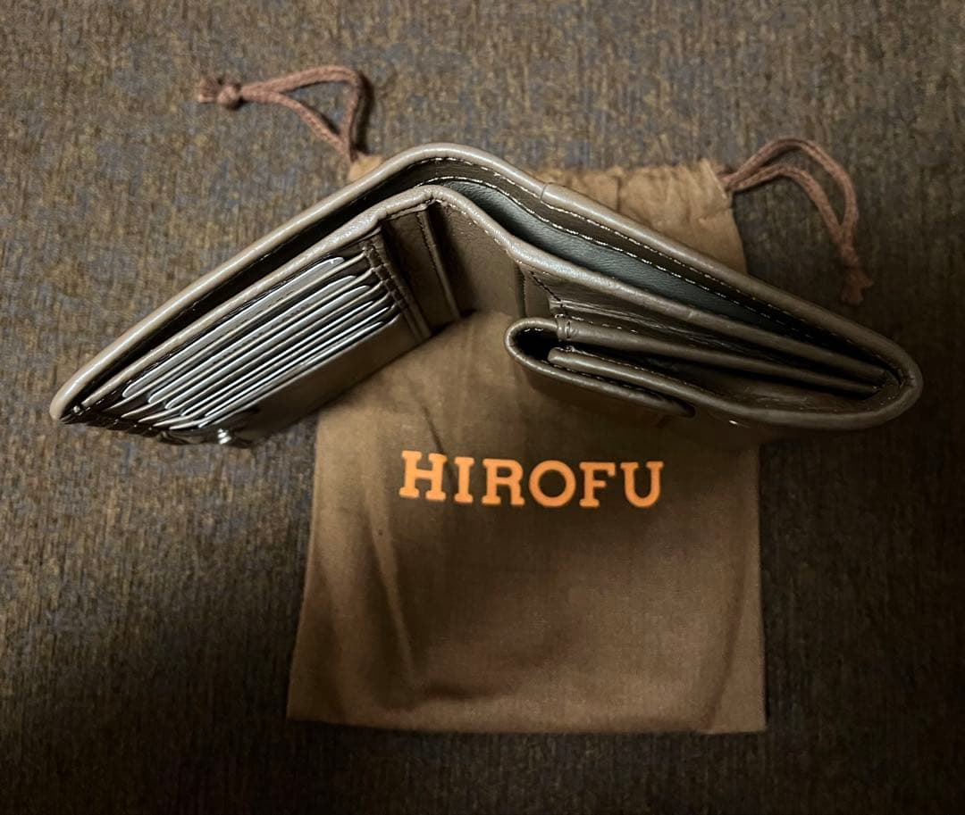 HIROFU 【センプレ】二つ折り財布 レザー ウォレット 本革