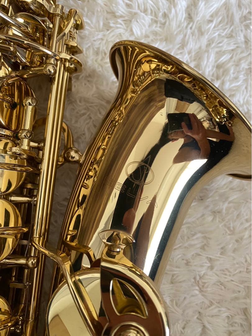 美品！ SELVAセルバ　サックス 管楽器 ケース付 彫刻