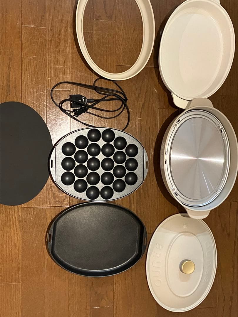 BRUNO オーバル　鍋　たこ焼き　ホットプレート