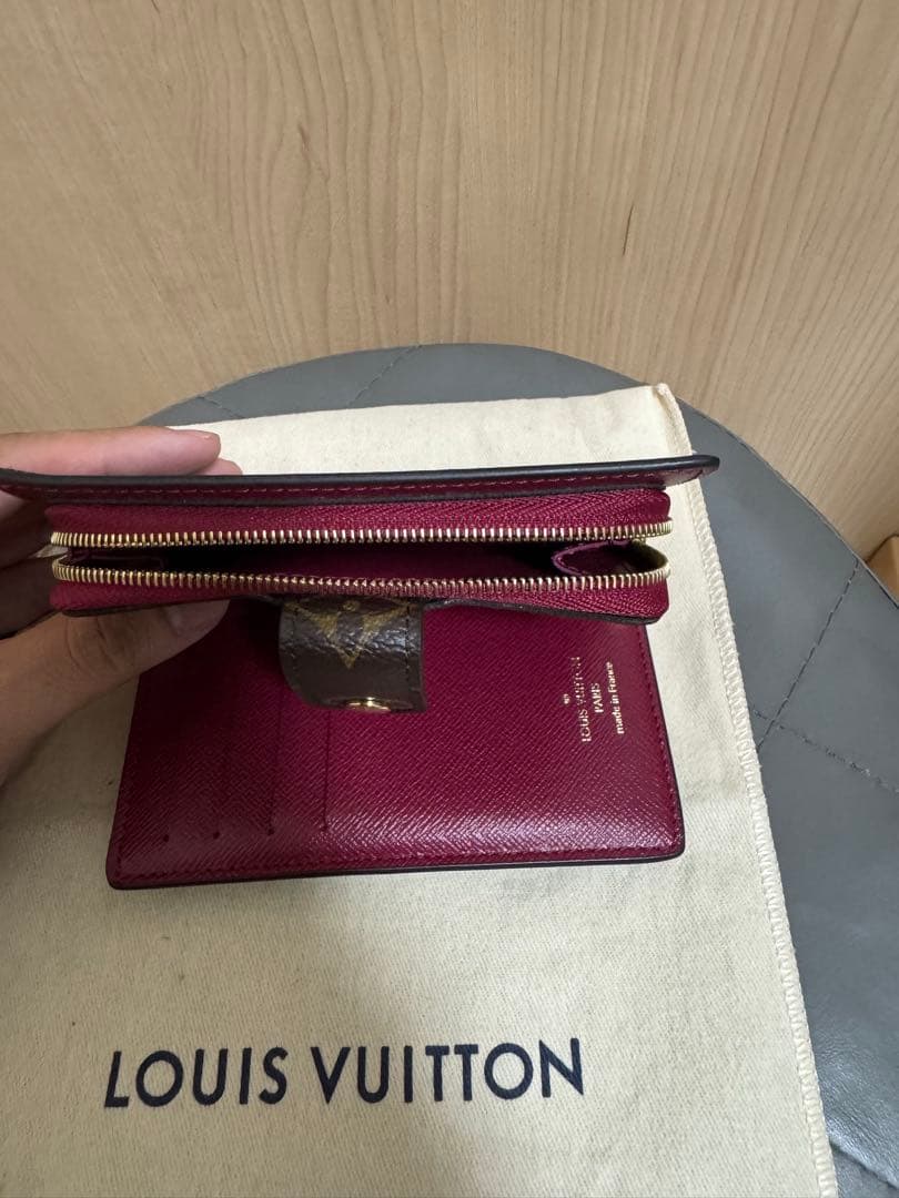 ✨美品✨LOUIS VUITTON 二つ折り財布 モノグラム ピンク/ブラウン