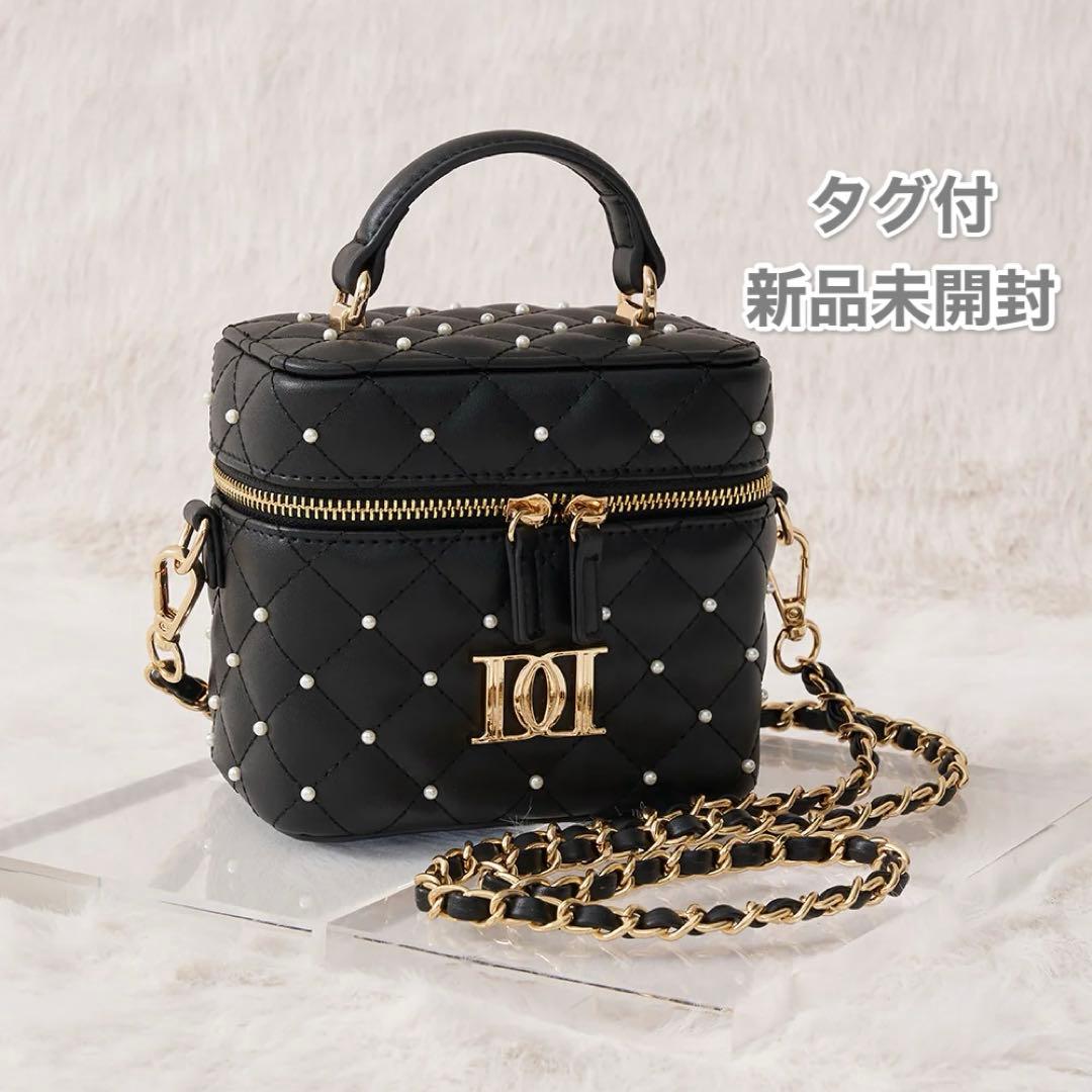 Darich ダーリッチ キルティングパールスクエアミニバッグ バニティ DD