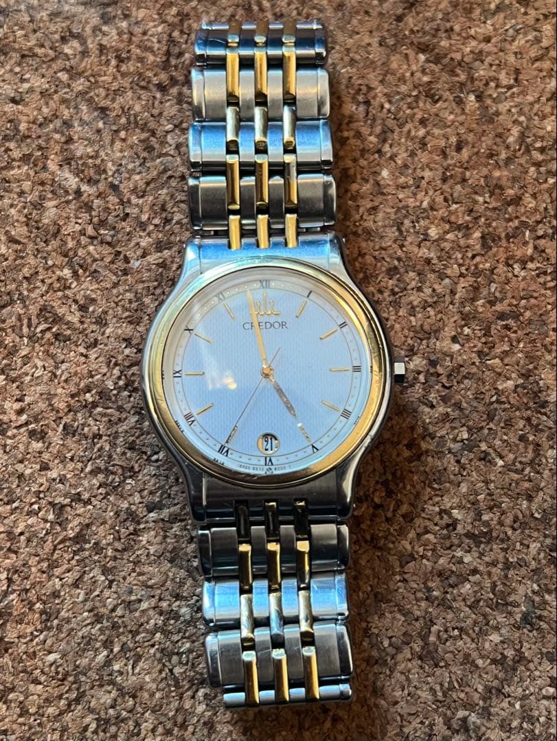 SEIKO CREDOR 18KT 腕時計 9572‐6000