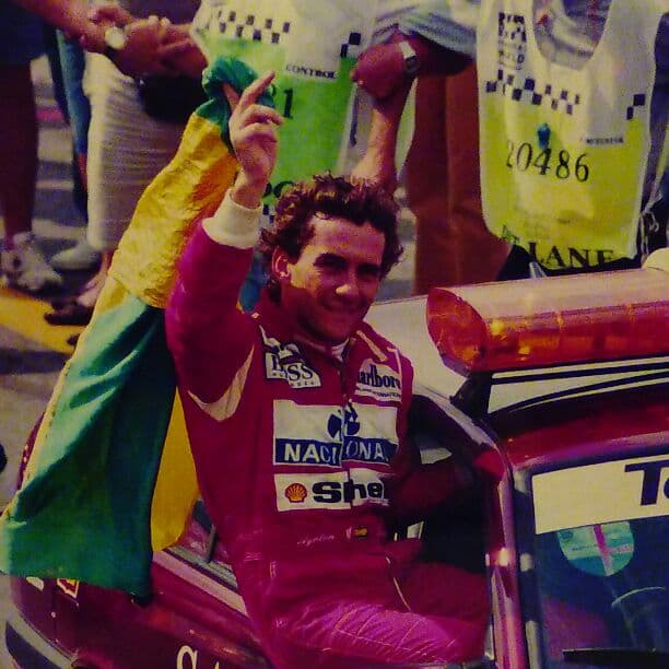 アイルトンセナ 写真パネル2枚セット