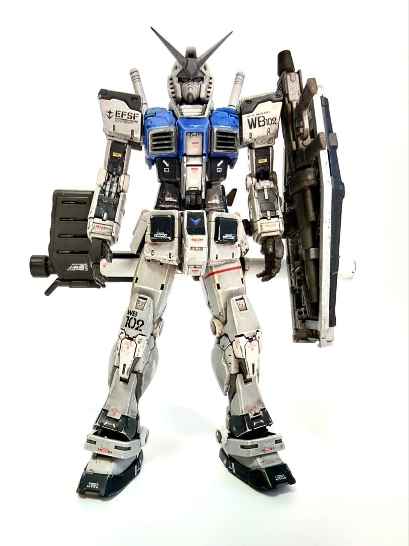 【ガンプラ完成品】RG ガンダム Ver.2.0　G3風塗装