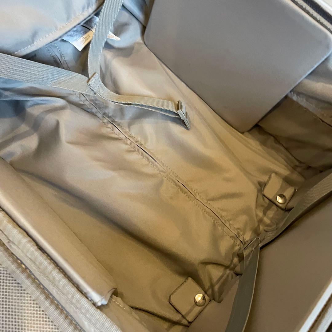 無印良品 半分の厚みで収納できるソフトキャリー ケース　グレー　S 美品　畳める