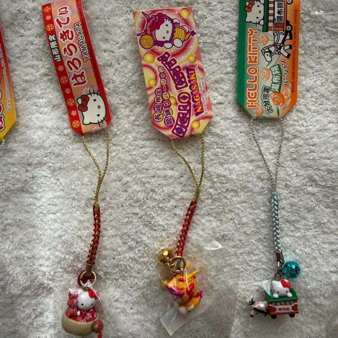 s*o様 ハローキティ　ご当地キティ　ストラップ　根付　ボールペン　シャーペン