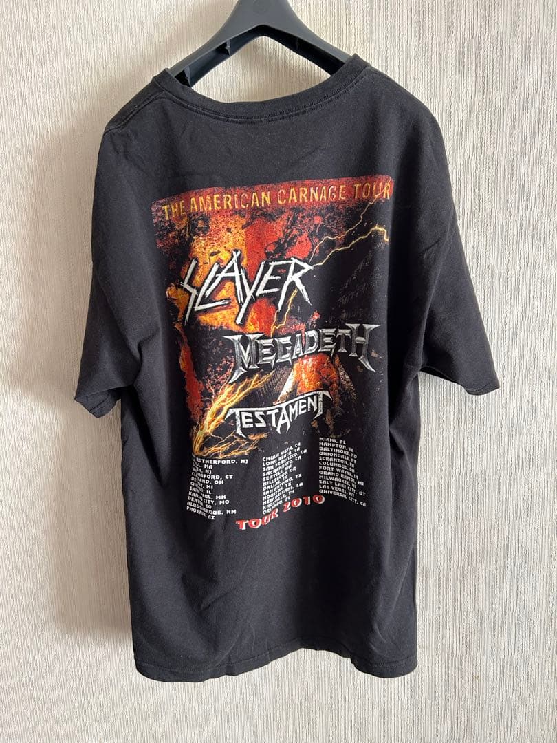 【レア】スレイヤー × メガデス 2010s ツアーTシャツ バンT 古着
