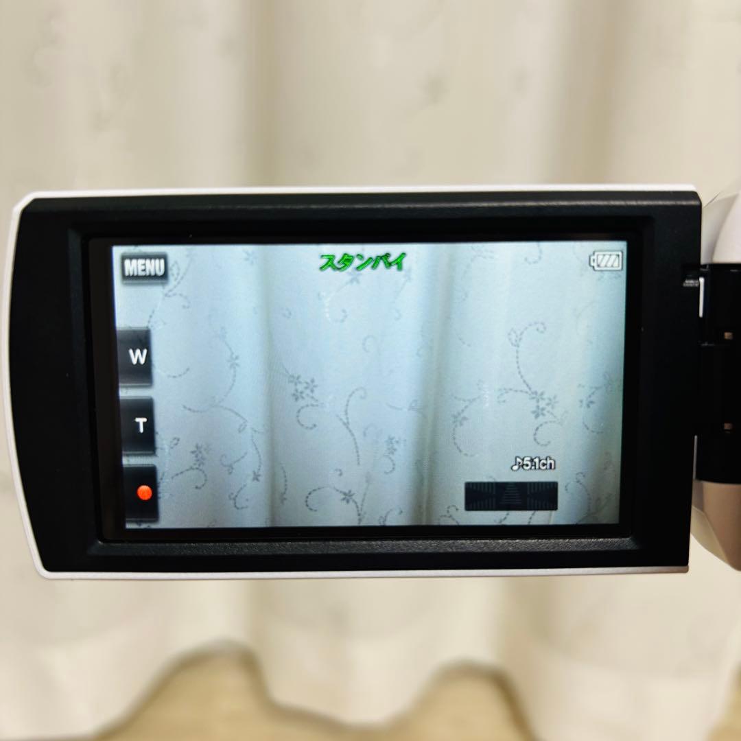 【極美品】Sony HDR-CX680(23年製)ビデオカメラ ホワイト