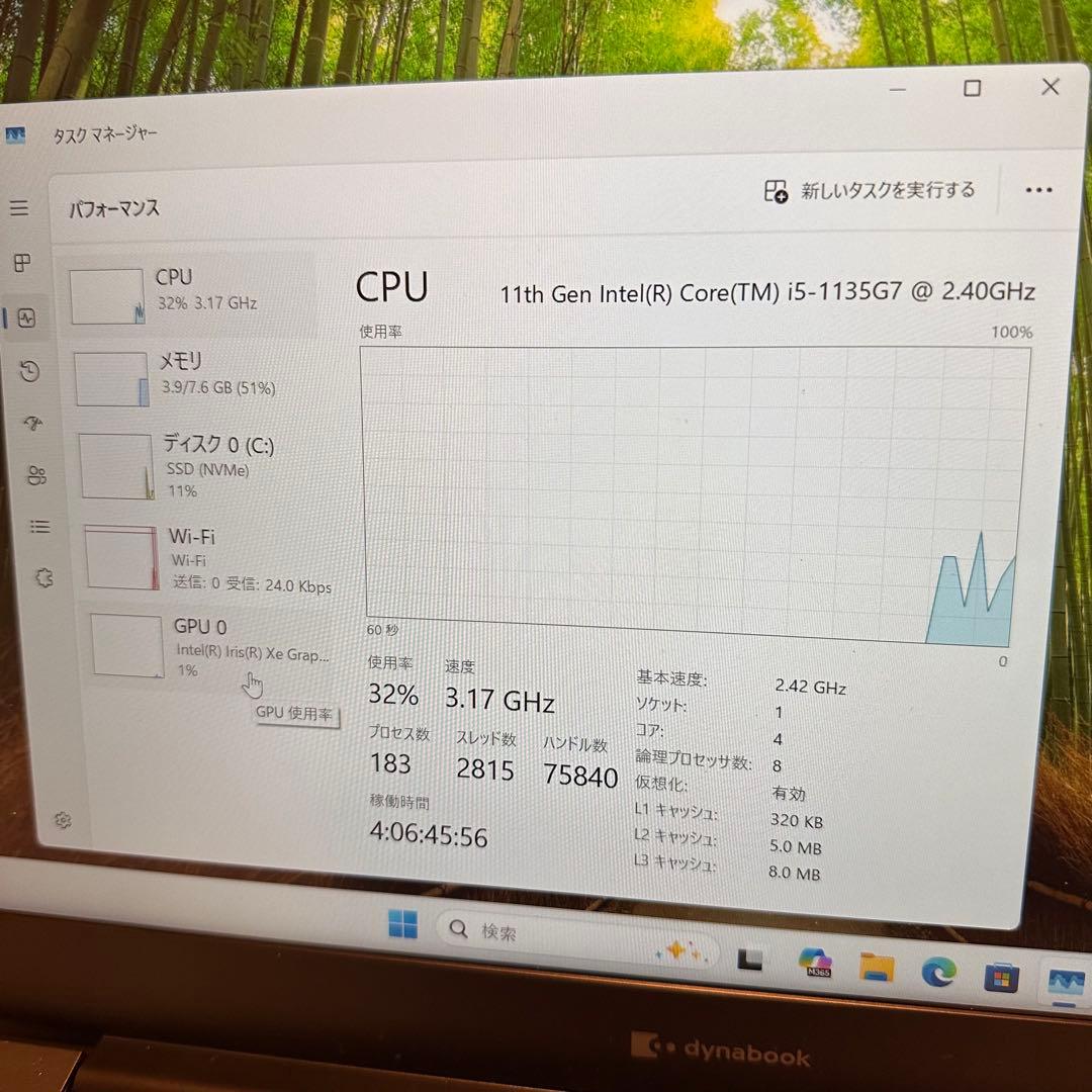 東芝 Toshiba Dynabook MJ54/HS 8GB 256GB i5
