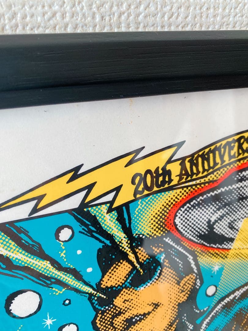 200枚限定　ロッキンジェリービーン　ポスター　ギターウルフ20周年　サイン