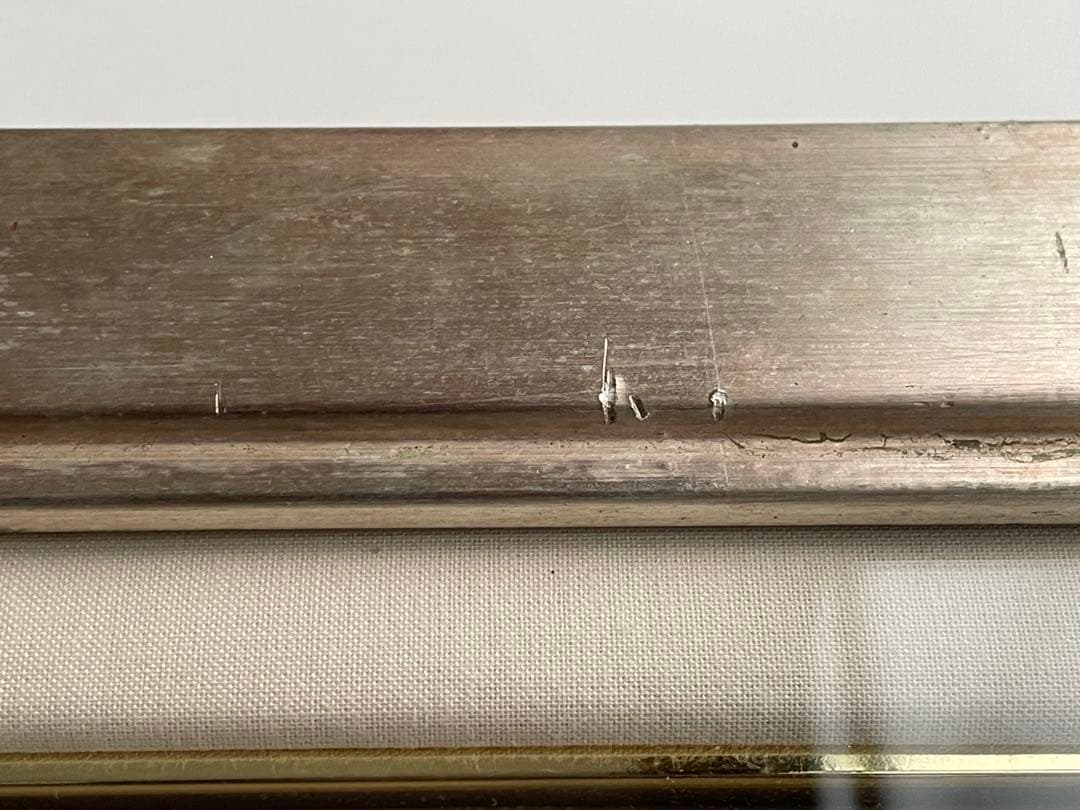 画家　橋本直行　油彩画　油絵　石　写実画　静物画　写実油彩画　額入