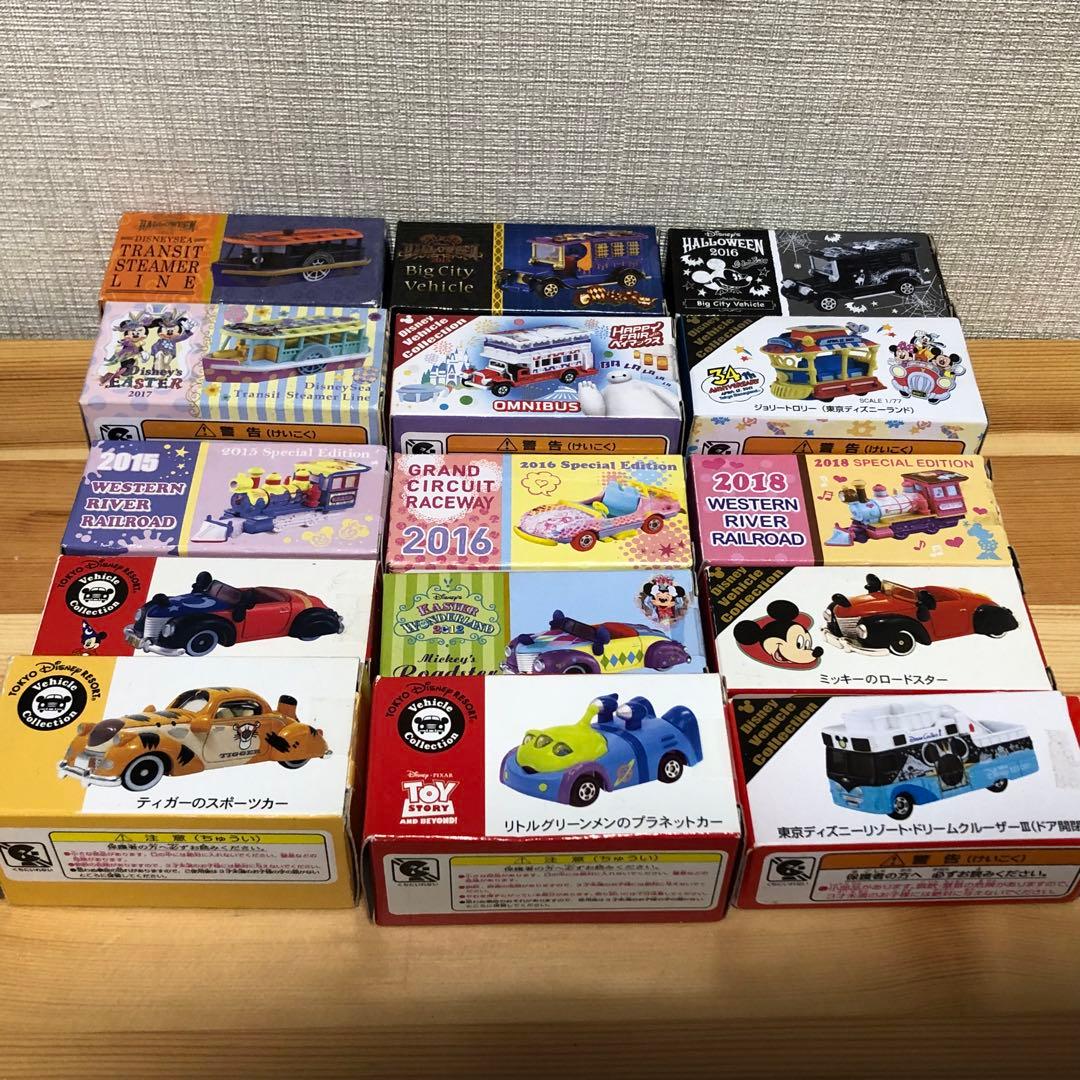 東京ディズニーリゾート　トミカ　15台　まとめ売り【新品・未開封】