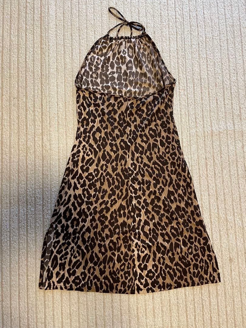 DOLCE & GABBANA ヒョウ柄ビーチウェア 水着 ビンテージ