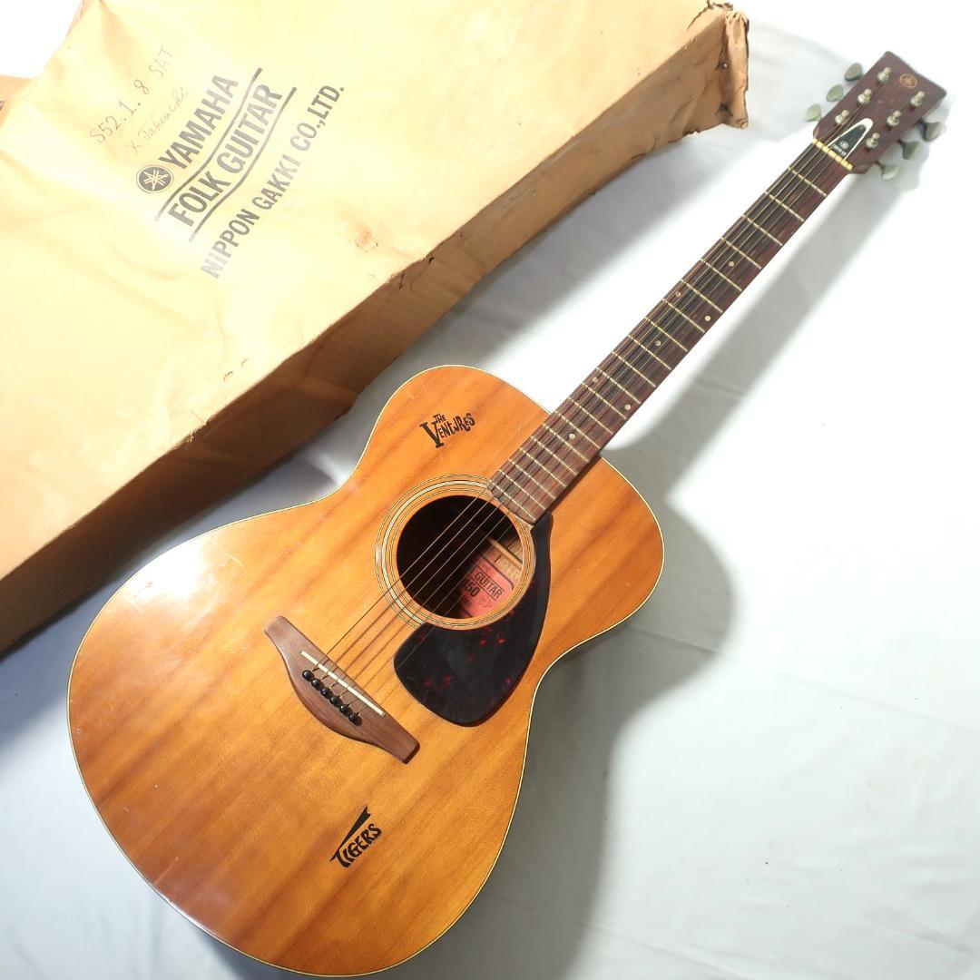 YAMAHA FG-150 赤ラベル ギター 当時物の元箱付き