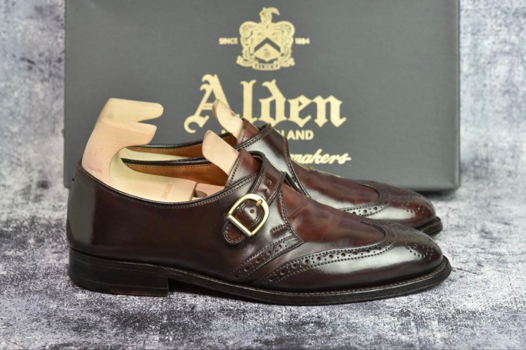 オールデン　コードバン　#1671　6.5D　バーガンディ　アバディーンラスト